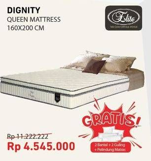 Promo Harga ELITE Dignity Complete Bed Set 160x200cm  - Courts