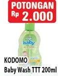 Promo Harga KODOMO Baby Top To Toe Wash 200 ml - Hypermart