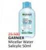 Promo Harga Garnier Micellar Water Salicylic BHA 50 ml - Alfamidi