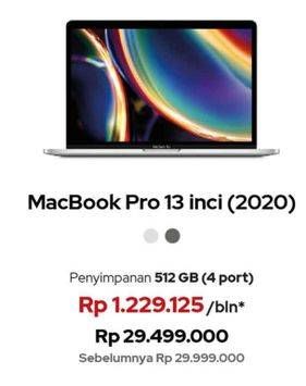 Promo Harga APPLE Macbook Pro 13", 2020  - iBox
