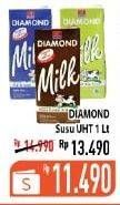 Promo Harga DIAMOND Milk UHT 1 ltr - Hypermart