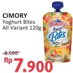 Promo Harga Cimory Yoghurt Squeeze Bites All Variants 120 gr - Alfamidi