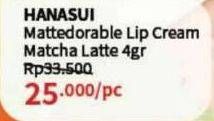Promo Harga Hanasui Mattedorable Lip Cream Matcha  - Guardian