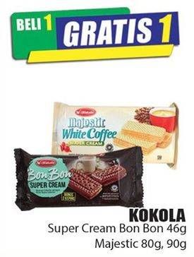 Promo Harga KOKOLA Super Cream Bon Bon 46 g;Majestic 80/90 g  - Hari Hari