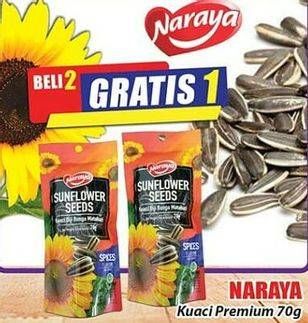 Promo Harga NARAYA Kuaci Premium 70 gr - Hari Hari