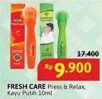 Promo Harga Fresh Care Minyak Angin Press & Relax Kayu Putih 10 ml - Alfamidi