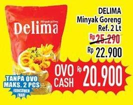Promo Harga DELIMA Minyak Goreng 2 ltr - Hypermart