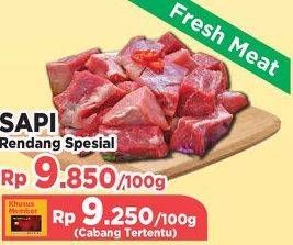 Promo Harga Daging Rendang Sapi Spesial per 100 gr - Yogya