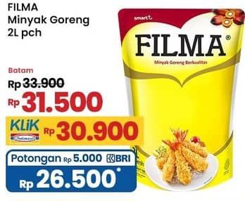 Promo Harga Filma Minyak Goreng 2000 ml - Indomaret