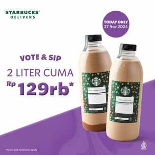 Promo Harga Vote & Sip  - Starbucks