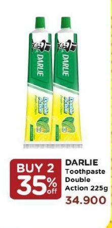 Promo Harga DARLIE Toothpaste Double Action All Variants 225 gr - Watsons