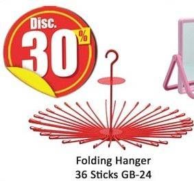 Promo Harga LION STAR Folding Hanger  - Hari Hari