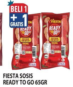 Promo Harga Fiesta Sausage Ready to Go Original 65 gr - Hypermart