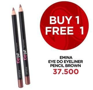 Promo Harga EMINA Eye Do Pencil Eyeliner Brown  - Watsons