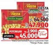 Promo Harga Fiesta Naget Chicken Nugget 500 gr - LotteMart