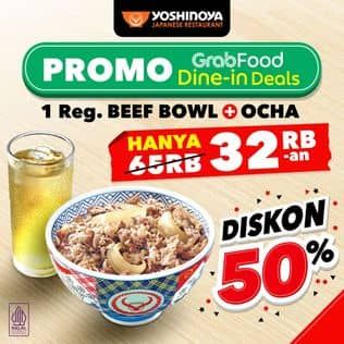 Promo Harga Promo GrabFood or Dine in Deals  - Yoshinoya