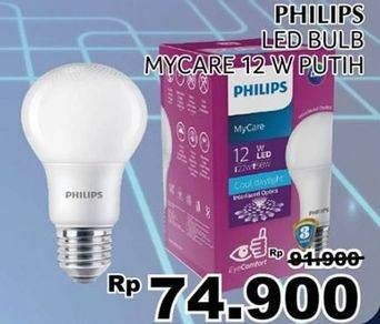 Promo Harga PHILIPS Lampu LED MyCare 12 Watt  - Giant