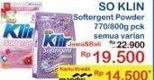 Promo Harga SO KLIN Softergent Purple Lavender, Korean Camellia 770 gr - Indomaret