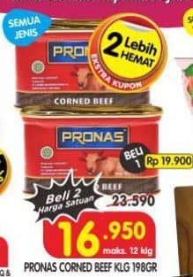 Promo Harga Pronas Corned Beef All Variants 198 gr - Superindo