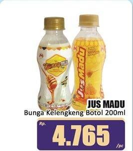 Promo Harga Madu Nusantara Jus Madu Bunga Kelengkeng 200 ml - Hari Hari