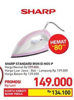 Promo Harga SHARP EI-N05 Iron  - Carrefour