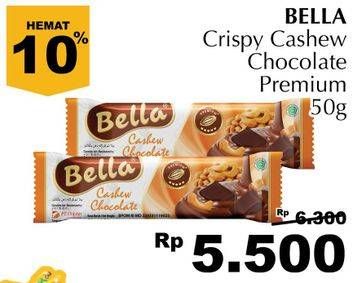 Promo Harga BELLA Premium Chocolate Cashew 50 gr - Giant