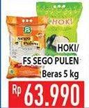 Promo Harga HOKI/FS Sego Pulen Beras 5Kg  - Hypermart