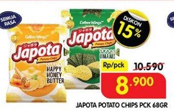 Promo Harga Japota Potato Chips All Variants 68 gr - Superindo