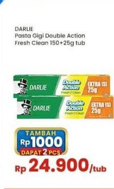 Promo Harga Darlie Toothpaste Double Action Fresh Clean 175 gr - Indomaret