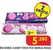 Promo Harga BIG BABOL Candy Gum All Variants per 3 pcs - Superindo