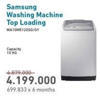 Promo Harga SAMSUNG WA10M5120 | Washing Machine Top Load 10kg 10 kg - Electronic City