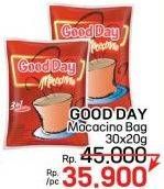 Promo Harga Good Day Instant Coffee 3 in 1 Mocacinno per 30 sachet 20 gr - LotteMart