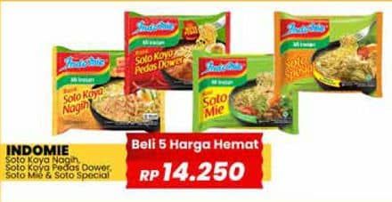 Promo Harga Indomie Mi Kuah Soto Koya Nagih, Soto Koya Dower Pedas, Soto Mie, Soto Spesial 70 gr - Yogya
