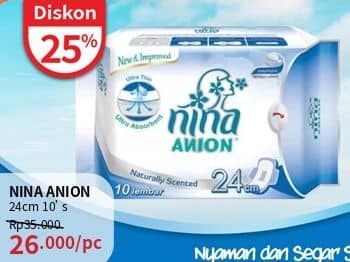 Promo Harga Bagus Nina Anion 24cm 10 pcs - Guardian