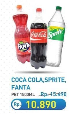 Coca Cola, Fanta, Sprite 1500ml