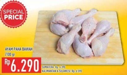 Promo Harga Ayam Paha Bawah per 100 gr - Hypermart