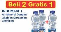 Promo Harga INDOMARET Air Minum Dengan Oksigen Doraemon 330 ml - Indomaret