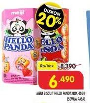 Promo Harga MEIJI HELLO PANDA Biscuit All Variants 45 gr - Superindo