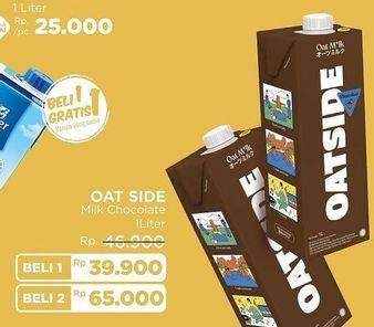 Promo Harga Oatside UHT Milk Chocolate 1000 ml - LotteMart