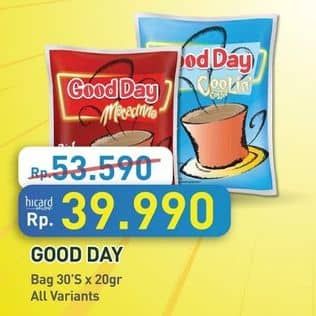 Promo Harga Good Day Instant Coffee 3 in 1 All Variants per 30 sachet 20 gr - Hypermart