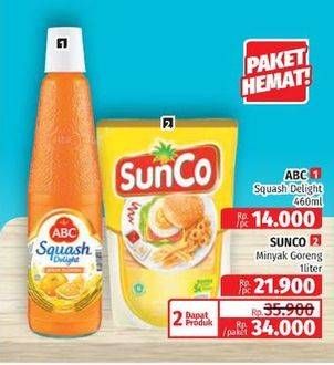 ABC Syrup Squash Delight+SUNCO Minyak Goreng