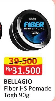 Promo Harga BELLAGIO HOMME Fiber Hair Styling Tough (Blue) 90 gr - Alfamart