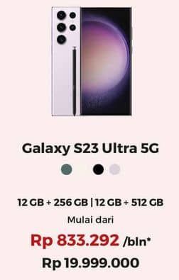 Promo Harga Samsung Galaxy S23 Ultra 5G  - Erafone