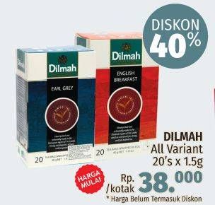 Promo Harga DILMAH Tea All Variants 20 pcs - LotteMart