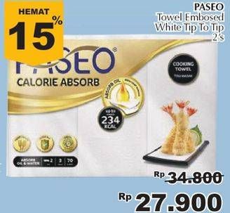 Promo Harga PASEO Calorie Absorbs Cooking Towel  - Giant