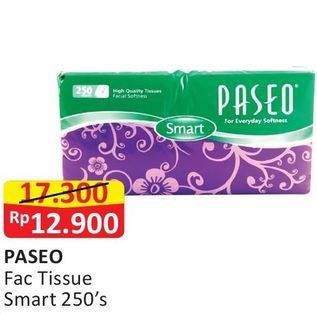 Promo Harga PASEO Facial Tissue Smart 250 pcs - Alfamart