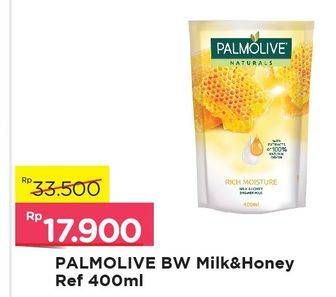Promo Harga PALMOLIVE Shower Gel Milk Honey 400 ml - Alfamart