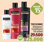 Promo Harga TRESEMME Shampoo/Conditioner  - LotteMart