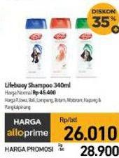 Promo Harga Lifebuoy Shampoo 340 ml - Carrefour