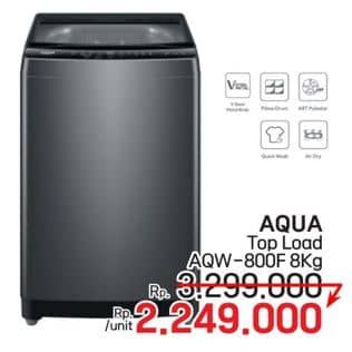 Promo Harga Aqua Mesin Cuci AQW-800F  - LotteMart